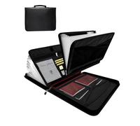 WhelLux Fireproof Document Bag,A-Z -Accordion File Organizer 26 Pocket with Handle,Holder for Documents, Cash, Receipt, Birth Certificate, Passport, Citizenship Certificate, etc.