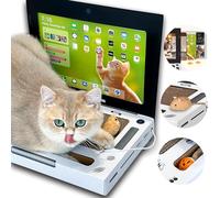 WHELPAW 3-in-1 Cat Laptop Scratcher - Adorable, Durable Cat Scratch Pad, Combines Scratch Pad Pro for Cats with Fun Toys - Protects Furniture and Enhances Your Cat’s Playtime