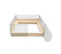 Whelping Box 1.2m x 1.2m - Extra Strong Whelping Box for Dogs | Pig Rails | Spacious Whelping Pen for Puppies | Easy-Clean, Durable Puppy Birthing Box for All Dogs