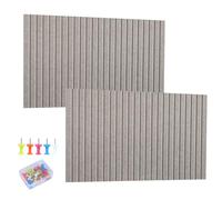 Whemyreat 2 Pcs 60 X 40cm Felt Notice Board, Self-Adhesive Felt Cork Board, Large Photo Display Boards, Versatile Bulletin Boards, Wall Decoration with Pins for Wall in the Office Living Room Bedroom