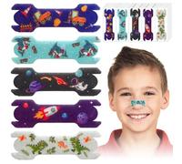 Whemyreat 60 Pcs Kids Nasal Strips, Small Size Nose Strips, Congestion Relief Nose Tape for Children, Breathe Snoring Strip Sleep Tape for Children, Sleep Snoring Strips for Boys & Girls