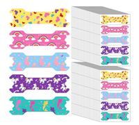 Whemyreat 60pcs Kids Breathing Strips Nose Strips for Breathing Nose Strips Breathing Snoring Strips Nasal Strip for Snoring Nasal Strip to Stop Snoring Nose Tape for Sleeping,Multicolor (60)
