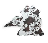 Whemyreat Pack of 50 Disposable Paper Place Mats with Cow Print, 35 cm, Western Style, Country House Style, Western Cowboy Place Mats, Paper Place Mats for Home, Kitchen, Dining Room, Table Decoration