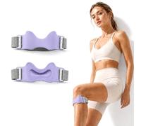 Whemyreat Patella Tendon Knee Strap 2 Packs Knee Support for Women and Men Purple Adjustable Patella Strap V-Shaped Support Brace for Hiking Soccer Basketball Running Tennis Stability
