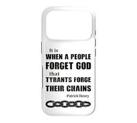 When a People Forget God, Tyrants Forge Their Chains Case for iPhone 17 Pro