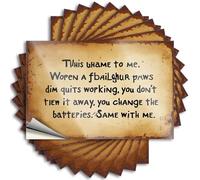 When A Phone Stops Working, You Don't Throw It Away Big Decal | Cool Room Stuff Waterproof Vinyl Water Motorcycle Removable Decal Peel Stick(6X9CM)