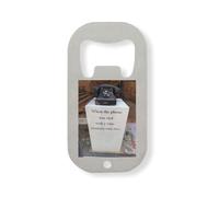 When a Phone was Tied to a Wire Humans were Free Stainless Steel Bottle Opener Silver