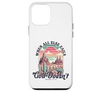 When All Else Fails God Doesn't Motivational Faith Quote Case for iPhone 12 mini