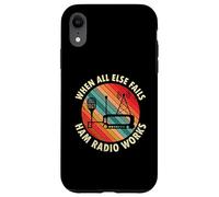 When All Else Fails Ham Radio Works Retro Radio Operator Case for iPhone XR