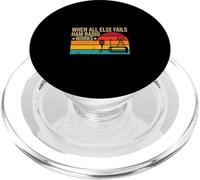 When All Else Fails Ham Radio Works Retro Sunset PopSockets PopGrip for MagSafe