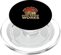 When All Else Fails Ham Radio Works Retro Sunset PopSockets PopGrip for MagSafe