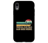 When All Else Fails Ham Radio Works Retro Vintage Case for iPhone XR