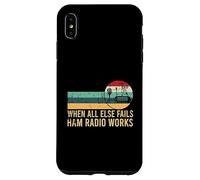 When All Else Fails Ham Radio Works Retro Vintage Case for iPhone XS Max