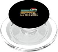 When All Else Fails Ham Radio Works Retro Vintage PopSockets PopGrip for MagSafe