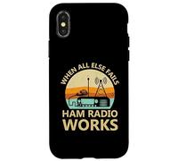 When All Else Fails Ham Radio Works Vintage Operator Case for iPhone X/XS