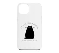 When all else fails, hug your cat Case for iPhone 13