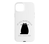 When all else fails, hug your cat Case for iPhone 15 Plus