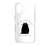 When all else fails, hug your cat Case for iPhone 17