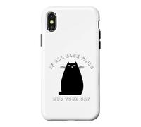 When all else fails, hug your cat Case for iPhone X/XS