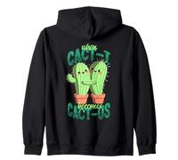 When Cacti Becomes Cactus Zip Hoodie
