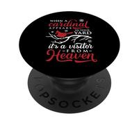 When Cardinals Appear Cardinal Bird Tshirt Kids Women Men PopSockets Adhesive PopGrip