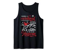 When Cardinals Appear Cardinal Bird Tshirt Kids Women Men Tank Top