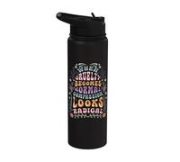 When Cruelty Becomes Normal Compassion Looks Radical Retro Stainless Steel Insulated Water Bottle