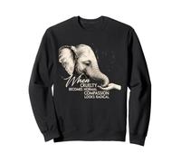 When Cruelty Becomes Normal Compassion Radical Elephant Sweatshirt