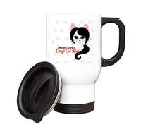 When Did I Become A Crazy Cat Lady? Themed 14 oz Travel Mug (14 oz White Travel Mug)
