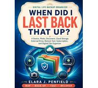 When Did I Last Back That Up?: A Device, Photo, Document, Cloud Storage, External Drive, Restore Test, Subscription, and Digital File Organizer