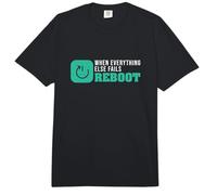 When Everything Else Fails Reboot for Sysadmin Computer Nerd Comfort Colors Adult Heavyweight T-Shirt
