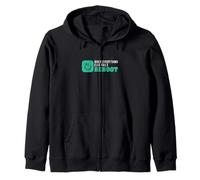 When Everything Else Fails Reboot For Sysadmin Computer Nerd Zip Hoodie