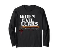 When Evil Lurks Axe Long Sleeve T-Shirt
