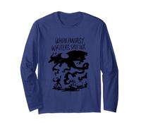 When Fantasy Writers Spill Ink - Dragon Design Long Sleeve T-Shirt