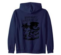 When Fantasy Writers Spill Ink - Dragon Design Zip Hoodie