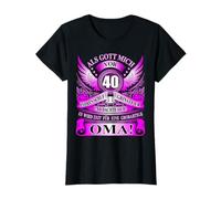 When God Created Me 40 Years Ago Grandmother's 40th Birthday T-Shirt