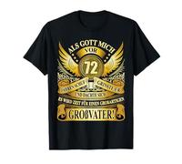 When God Created Me 72 Years Ago - Grandfather 72nd Birthday T-Shirt