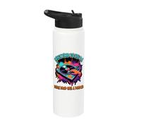 When God is The DJ Every Drop Has A Purpose Christian Music Stainless Steel Insulated Water Bottle