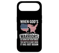 When God is Warriors Go Down On Their Knees Jesus US Flag Case for iPhone Air