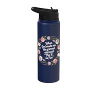 When God Made Me He Grinned and Said This’ll Be Fun Stainless Steel Insulated Water Bottle