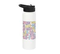 When God Made Me He Grinned and Said This Will Be Fun Stainless Steel Insulated Water Bottle