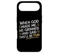 When God Made Me He Grinned and Said This'll be Fun Hilare Case for iPhone Air