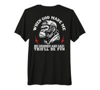 When God Made Me He Grinned and Said This'll Be Fun Monkey Premium T-Shirt