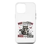When God Made Me He Laughed Raccoon Design Case for iPhone 12 Pro Max