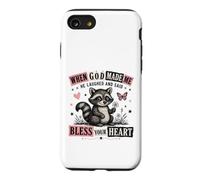 When God Made Me He Laughed Raccoon Design Case for iPhone SE (2020) / 7/8