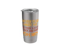 When God Made Me He Said Oh No Funny Sarcastic Humor Stainless Steel Insulated Tumbler