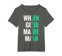 When God Made Men She was Only Joking - Feminist T-Shirt, Women's Plus, Asphalt Grey, 6X