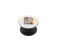 When Hate is Loud Love Must Be Louder Rainbow LGBTQIA Pride PopSockets Adhesive PopGrip