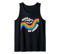 When Hate is Loud Love Must Be Louder Rainbow LGBTQIA Pride Tank Top