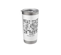 When I am Afraid, I Will Trust in You, Psalm 56:3 KJV Stainless Steel Insulated Tumbler